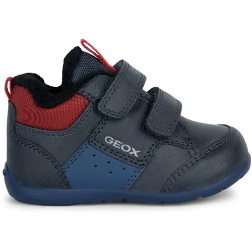 Полуботинки для мальчика, GEOX, B361PB0MEBCCR6F4, tobacco/navy, размер - 23