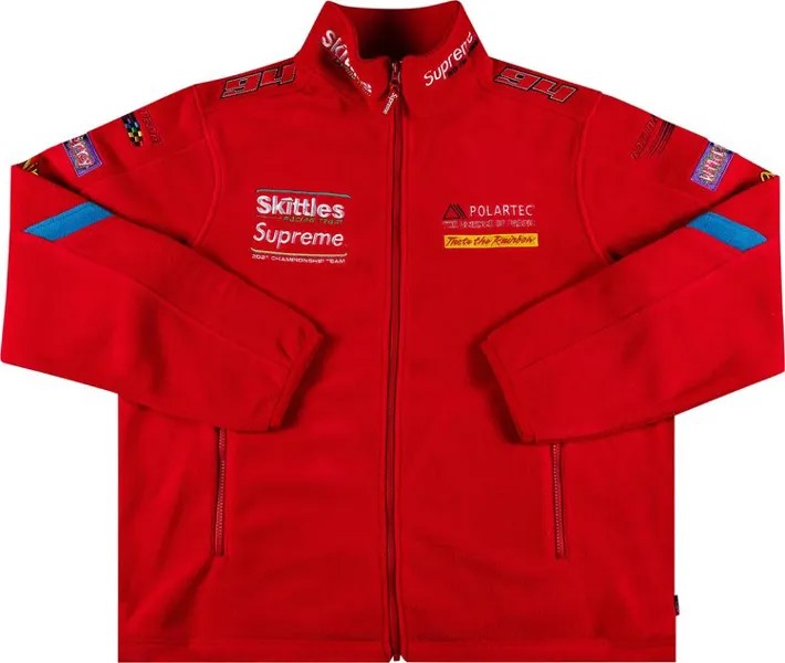 Куртка Supreme x Skittles x Polartec Jacket 'Red', красный