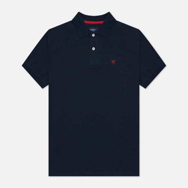 Футболка-поло мужская Hackett HM562363 синяя 2XL