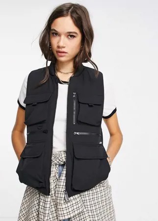 Черный жилет в утилитарном стиле Carhartt WIP Colewood-Черный цвет