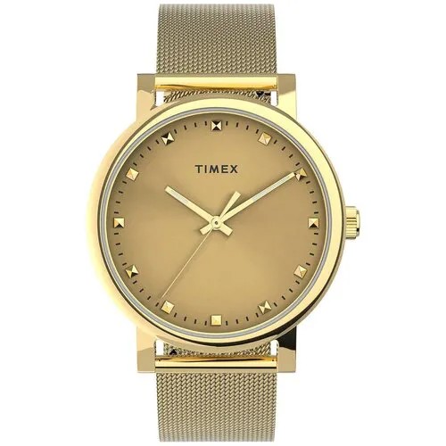 Наручные часы TIMEX TW2U05400YL, золотой, бежевый