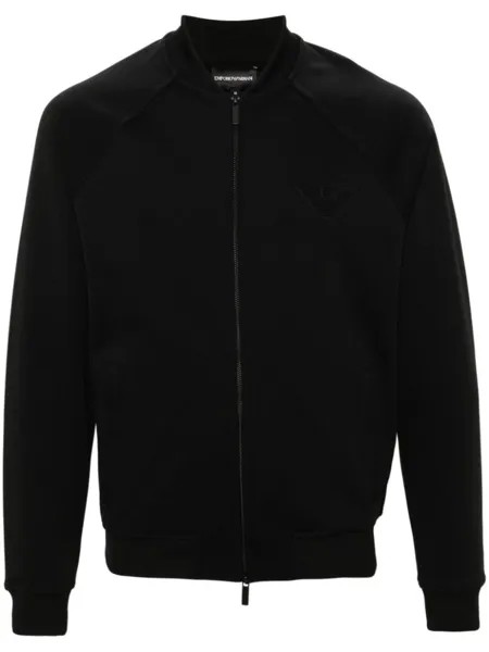 Бомбер с логотипом Emporio Armani, черный