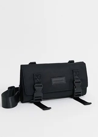 Плоская сумка через плечо Consigned-Черный цвет