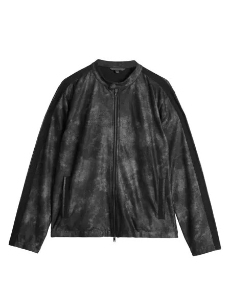 Куртка Hartley Slim-Fit Racer John Varvatos, черный