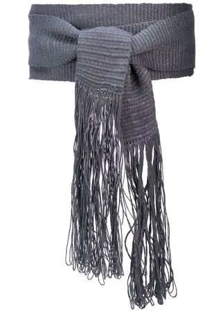 VOZ fringed wrap-style belt