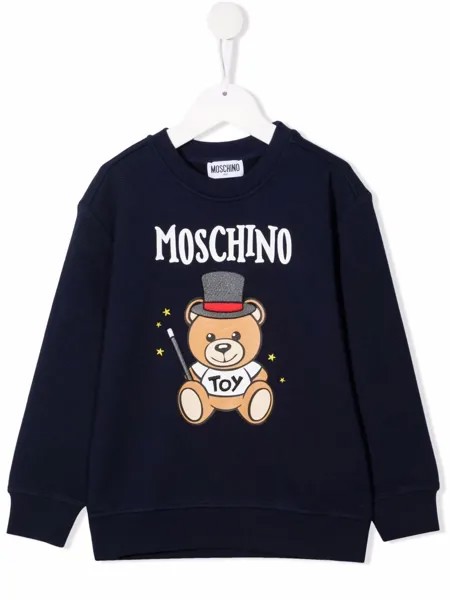 Moschino Kids толстовка с логотипом