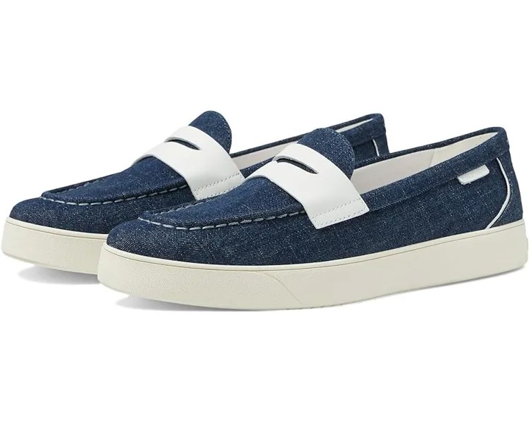 Лоферы Cole Haan Nantucket 2.0 Penny Loafer, цвет Denim/Optic White Leather