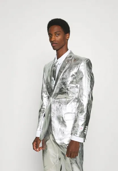 Костюм SHINY SET OppoSuits, цвет silver