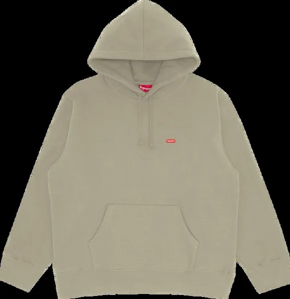 Толстовка Supreme Small Box Hooded Sweatshirt 'Olive', зеленый