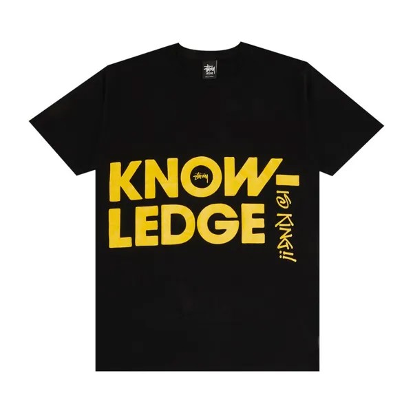 Футболка Stussy Big Knowledge 'Black', черный