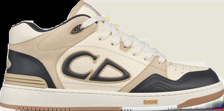 Кроссовки Dior B57 Mid 'Cream Black', кремовый