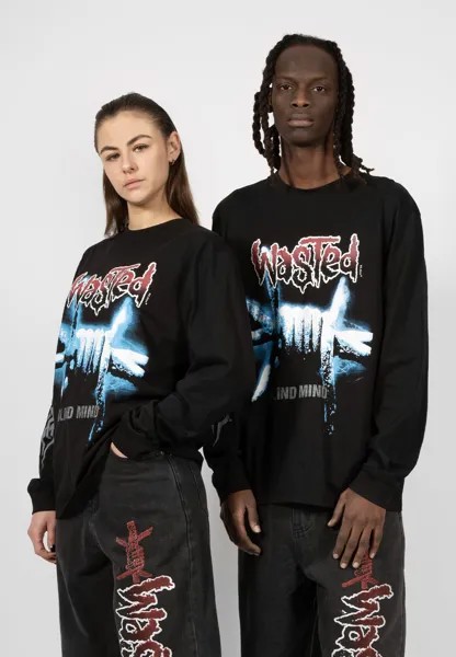 Топ с длинными рукавами LONGSLEEVES BLIND UNISEX Wasted Paris, цвет black
