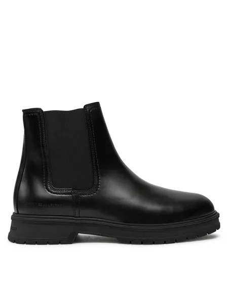 Ботинки Челси Tommy Hilfiger Chelsea Hilfiger Abrasiv Warm Lth Chels FM0FM05176 Negro, черный