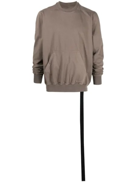 Rick Owens DRKSHDW толстовка с круглым вырезом, коричневый