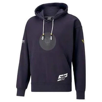 Puma Rbr Sp Графический пуловер с капюшоном, мужская черная повседневная спортивная верхняя одежда 5378770