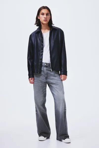 Свободные джинсы bootcut H&M, серый