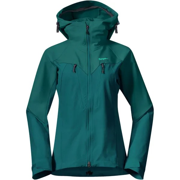 Женская куртка из софтшелла Tind Bergans, зеленый