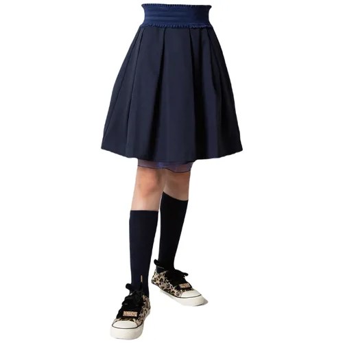 Школьная юбка 80 Lvl, размер 28, синий