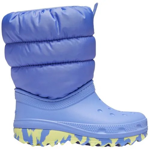 Сапоги Crocs, зимние, размер С9 (25-26EU), голубой