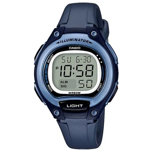 Наручные часы CASIO Collection Women LW-203-2A, синий, серый