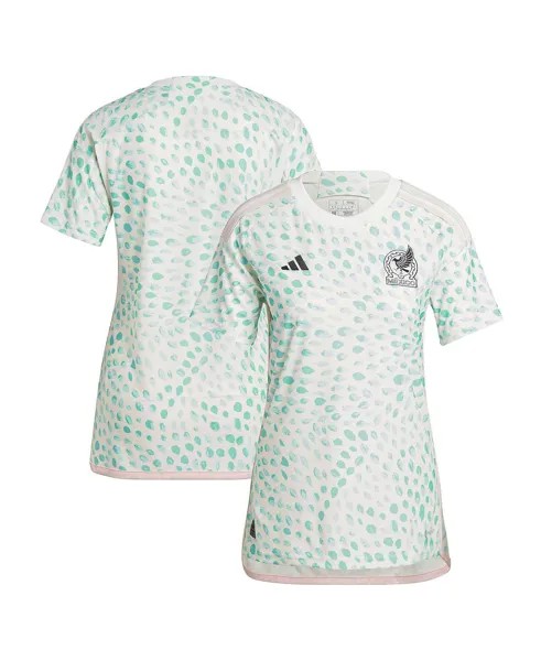 Женская белая выездная футболка женской национальной сборной Мексики 2023 года adidas, белый