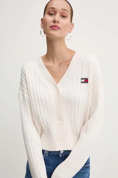 Кардиган Tommy Jeans, бежевый