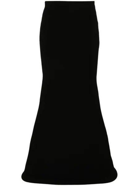 Jean Paul Gaultier трикотажная юбка макси, черный