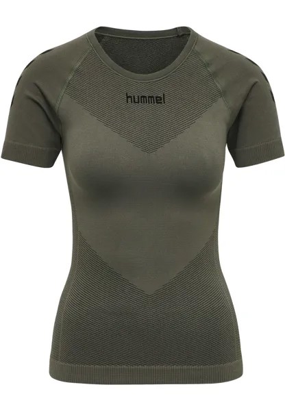 Спортивная футболка Hummel FIRST SEAMLESS, оливковый