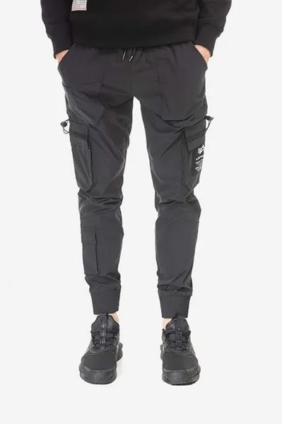 Брюки-джоггеры Alpha Industries, черный