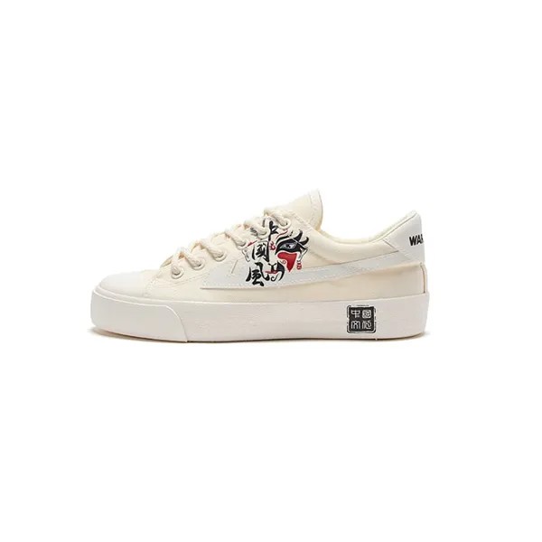 Кроссовки WARRIOR Skateboarding Shoes Unisex Low-top, красный