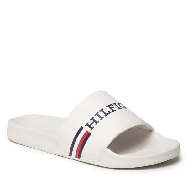 Шлепанцы Tommy Hilfiger CorporateFlag Pool, белый