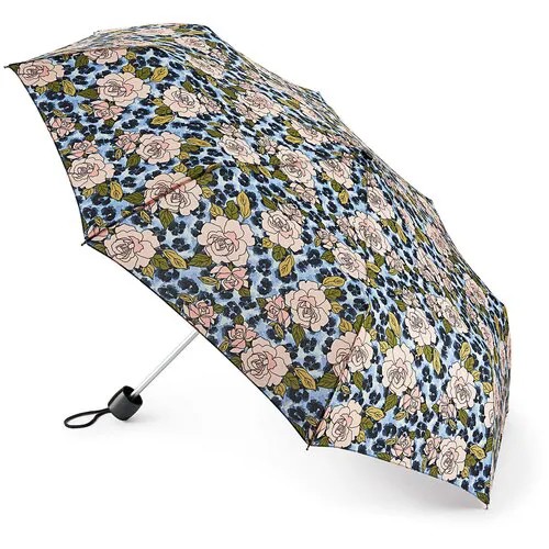 L354-4224 Rose&animal (Бежевые розы) Зонт женский механика Fulton