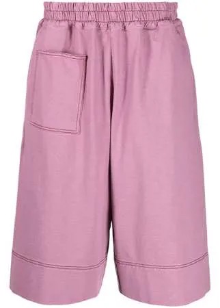 Jil Sander спортивные шорты с карманами