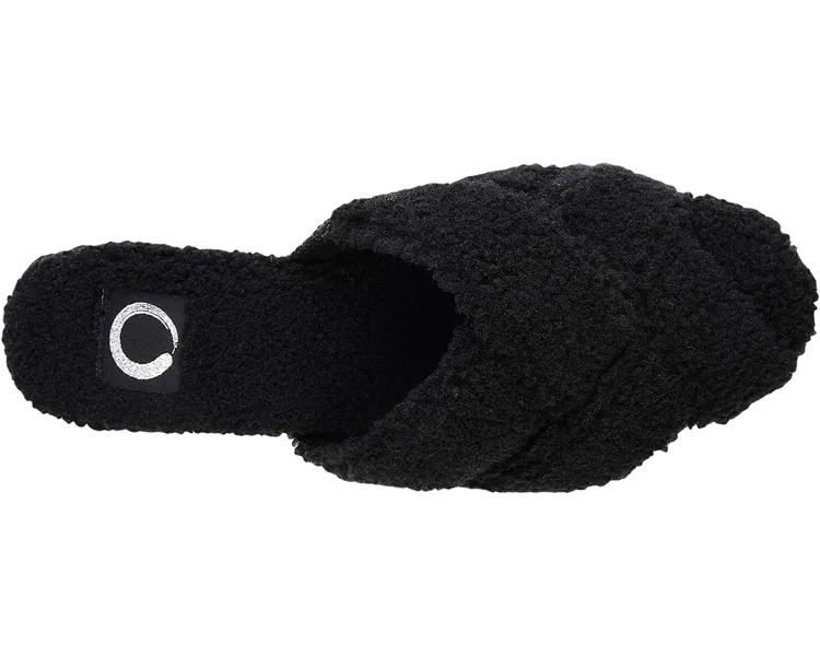 Слипперы Faux Fur Sereena Slipper Journee Collection, черный