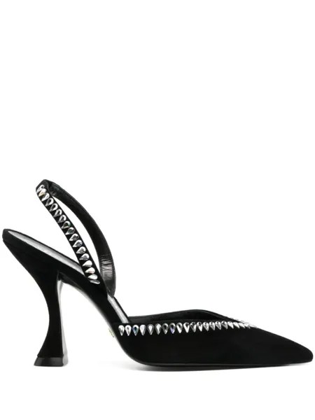 Stuart Weitzman туфли с заостренным носком, черный