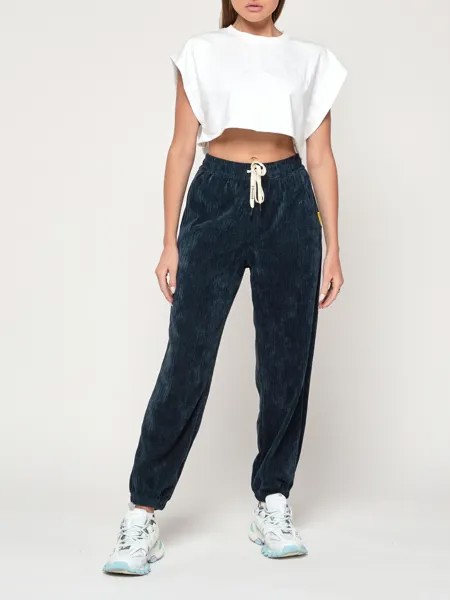 Спортивные брюки женские NoBrand AD114 синие 48 RU