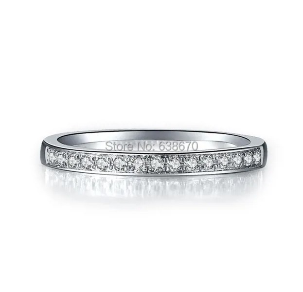 Набор свадебных колец с бриллиантами 950 карат, роскошные Качественные однотонные Платиновые обручальные кольца с микрозакрепкой, Изящные Ювелирные украшения для женщин