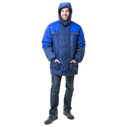 Куртка LAMI, демисезон/зима, силуэт свободный, размер 44-46, синий