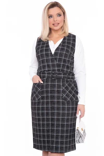 Сарафан женский LT Collection Идеал серый 56 RU