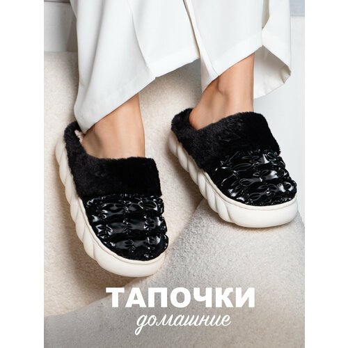 Тапочки Glamuriki, размер 40-41, графитовый