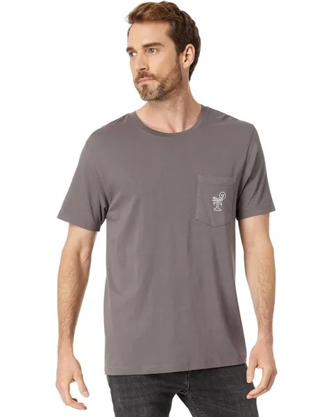 Футболка VISSLA Mojito Premium Pocket Short Sleeve Tee, графитовый
