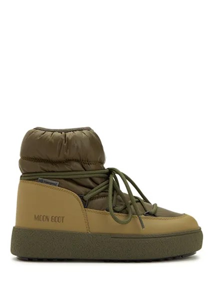Женские зимние ботинки цвета хаки Moon Boot