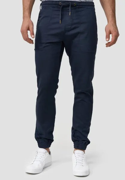 Брюки спортивные NIZAR INDICODE JEANS, цвет navy