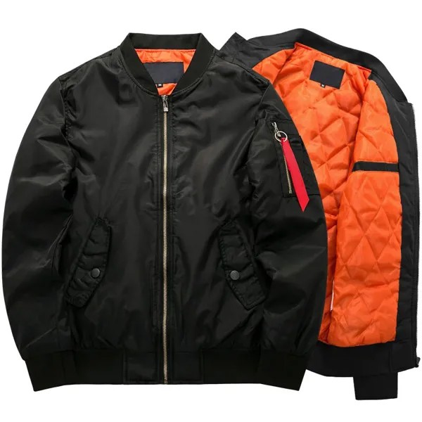Мужская повседневная куртка-бомбер большого размера, размеры XXXXL 6XL 7XL 8XL