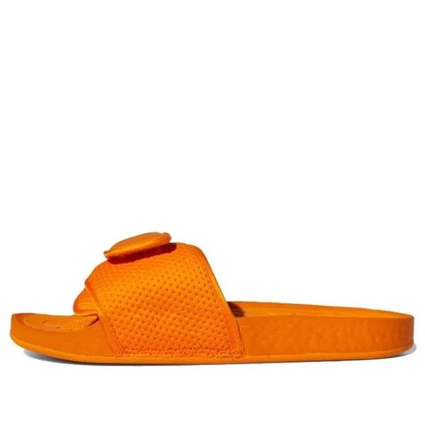 Тапочки x pharrell boost slides Adidas, оранжевый
