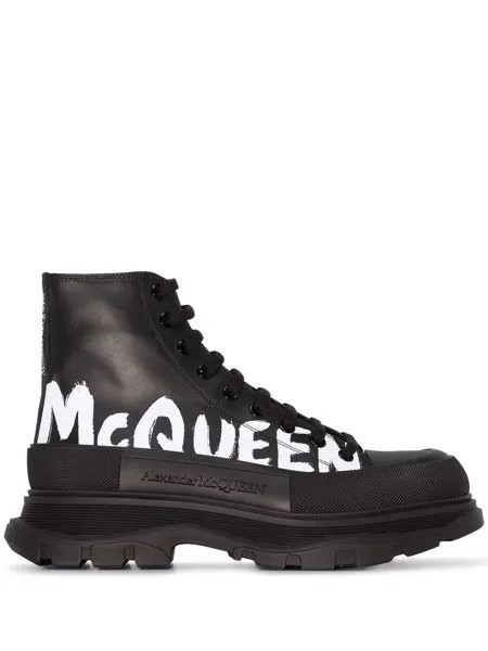 Alexander McQueen высокие кеды Tread Slick