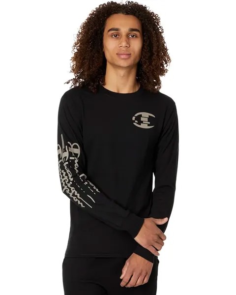Футболка Champion Classic Graphic Long Sleeve, черный