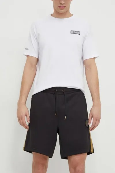 Шорты EA7 Emporio Armani, черный