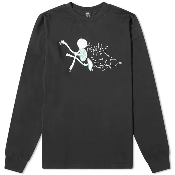 Футболка Brain Dead Post-Human Labatories Long Sleeve Tee