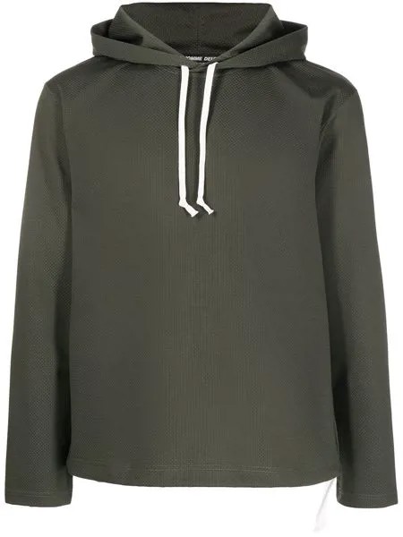 Comme Des Garçons Homme Deux long-sleeve jersey hoodie